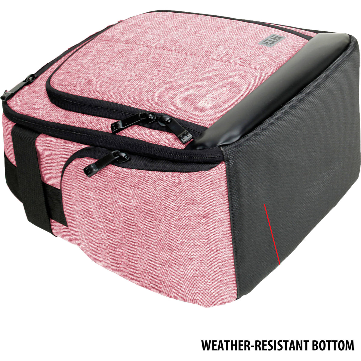 Mochila USA GEAR U-Series UBK (Rojo) - puertos y conexiones