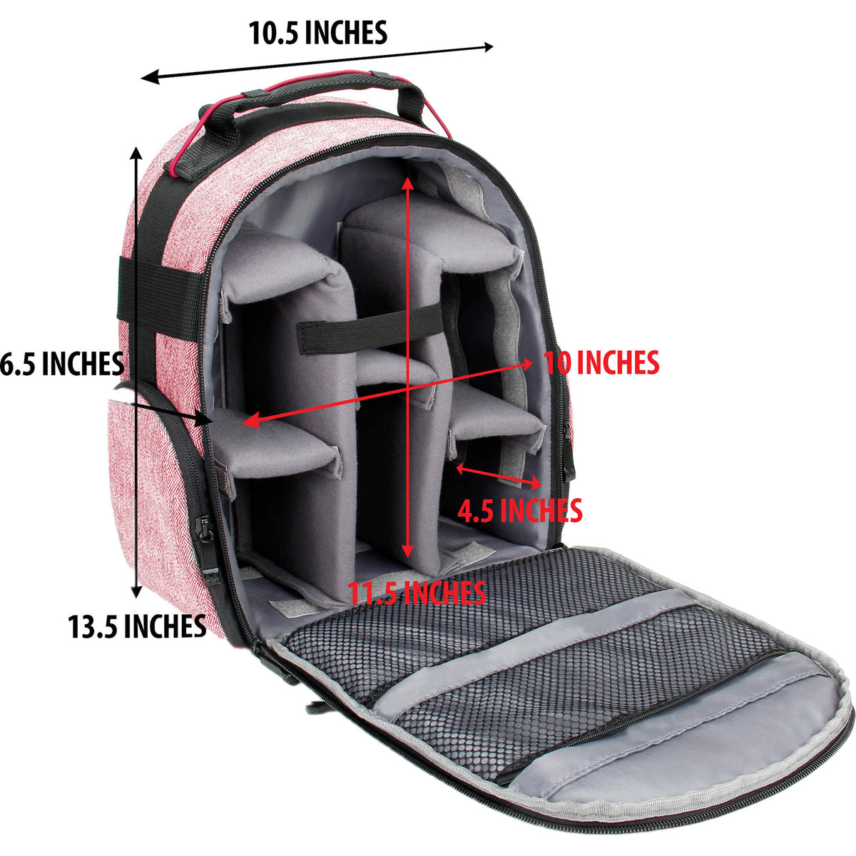 Mochila USA GEAR U-Series UBK (Rojo) - en uso