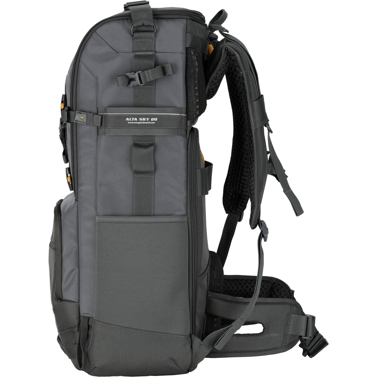 Mochila Vanguard ALTA SKY 69 (Dark Gris, 49L) - detalle