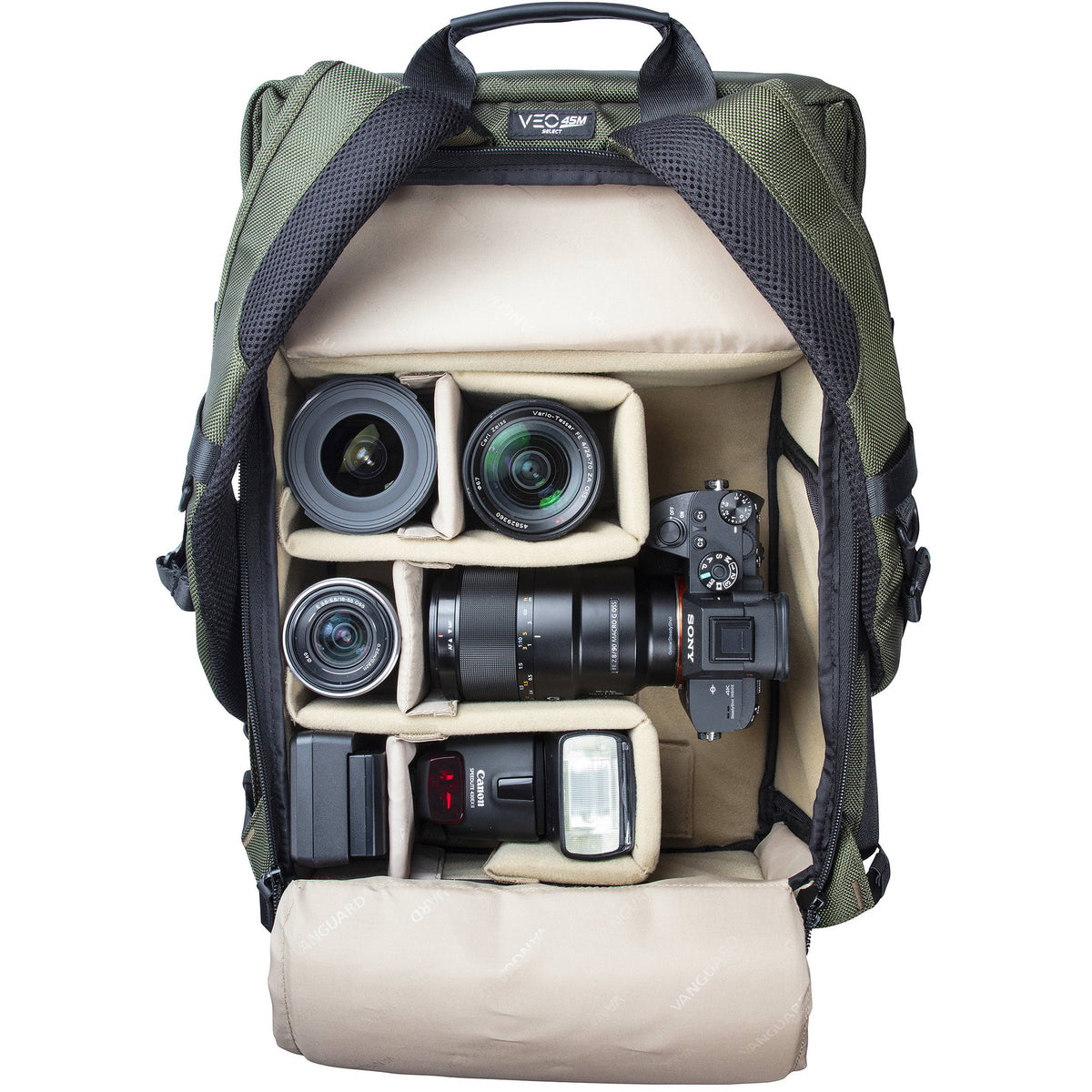 Mochila Vanguard VEO Select 45M (Verde) - vista lateral