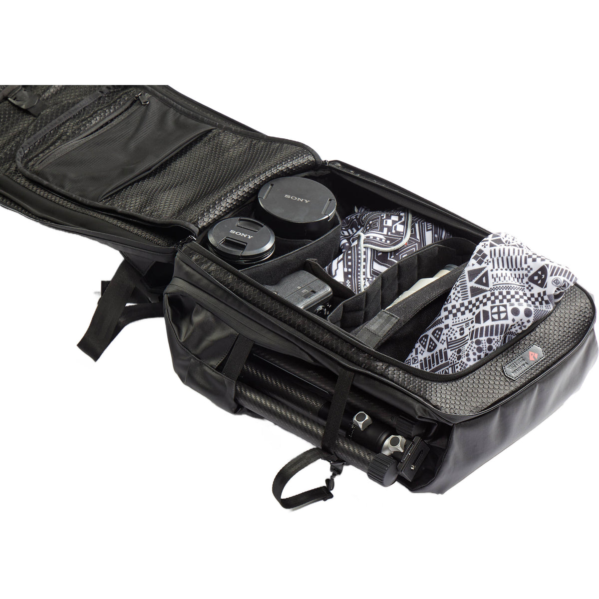 Mochila VSGO Negro Snipe (25L) - vista frontal