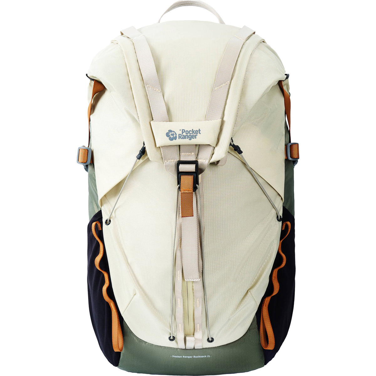 Mochila VSGO Pocket Ranger (25L, Off-Blanco & Verde) - vista principal