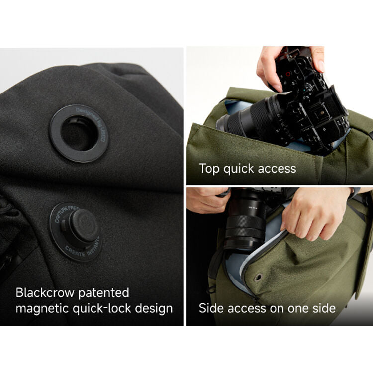 Mochila VSGO Snipe Casual (Negro, 22L) - puertos y conexiones