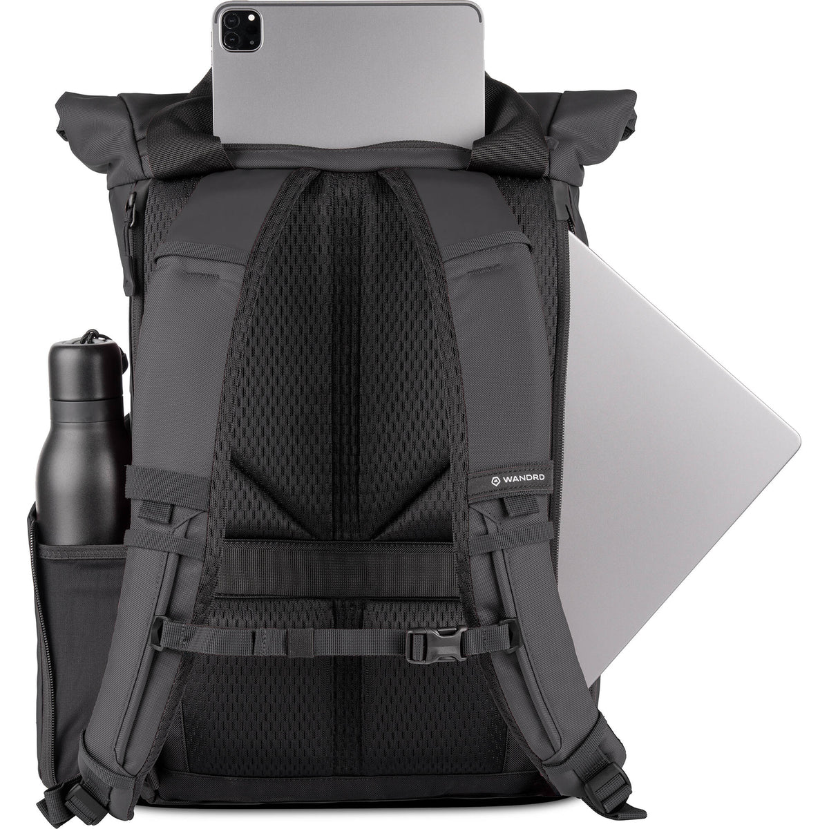 Mochila WANDRD PRVKE (Negro, 15L) - vista trasera