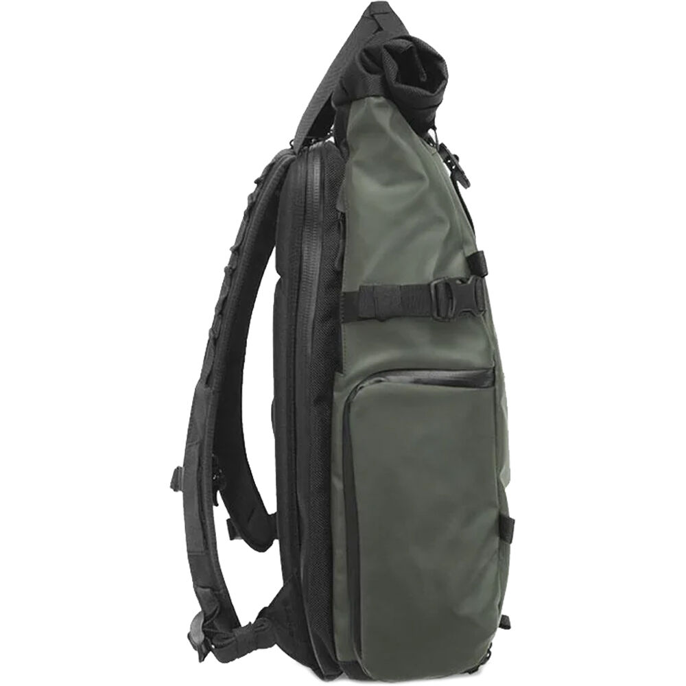 Mochila WANDRD PRVKE V3 (Wasatch Verde, 21L) - vista trasera