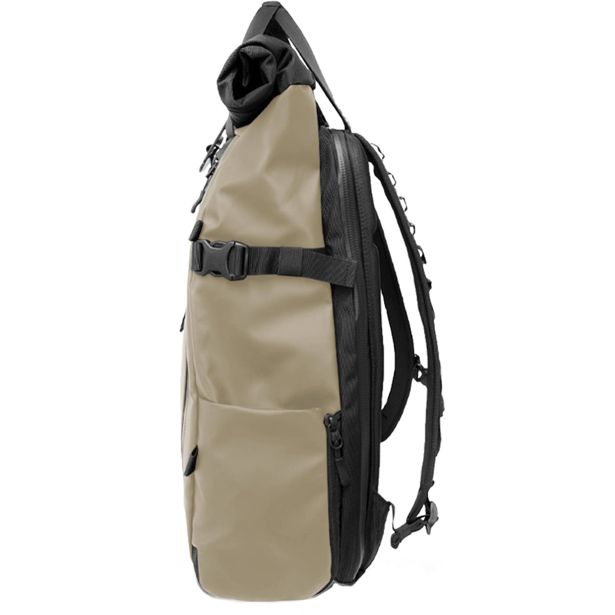 Mochila WANDRD PRVKE V3 (Yuma Beige, 31L) - vista lateral