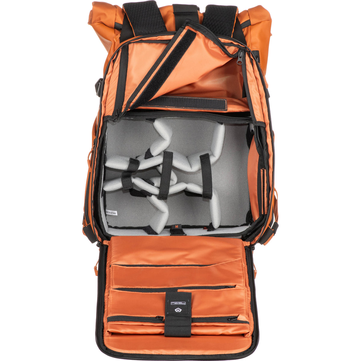 Mochila WANDRD PRVKE V4 Photo Bundle (Sedona Naranja, 21L) - vista frontal