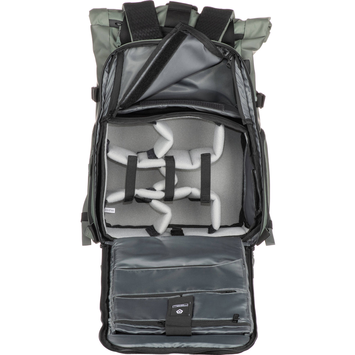 Mochila WANDRD PRVKE V4 Photo Bundle (Wasatch Verde, 31L) - vista frontal
