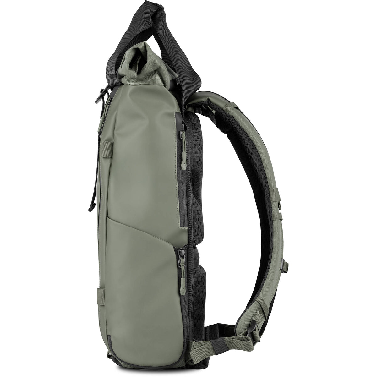 Mochila WANDRD PRVKE (Wasatch Verde, 15L) - vista lateral