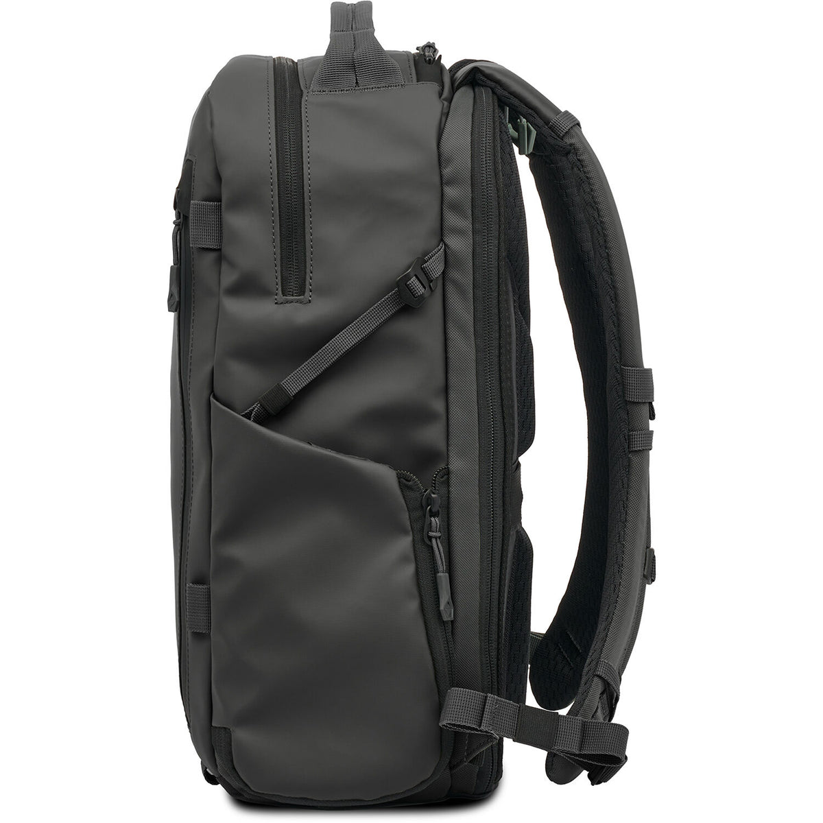 Mochila WANDRD PRVKE Zip (Negro, 21L) - vista trasera