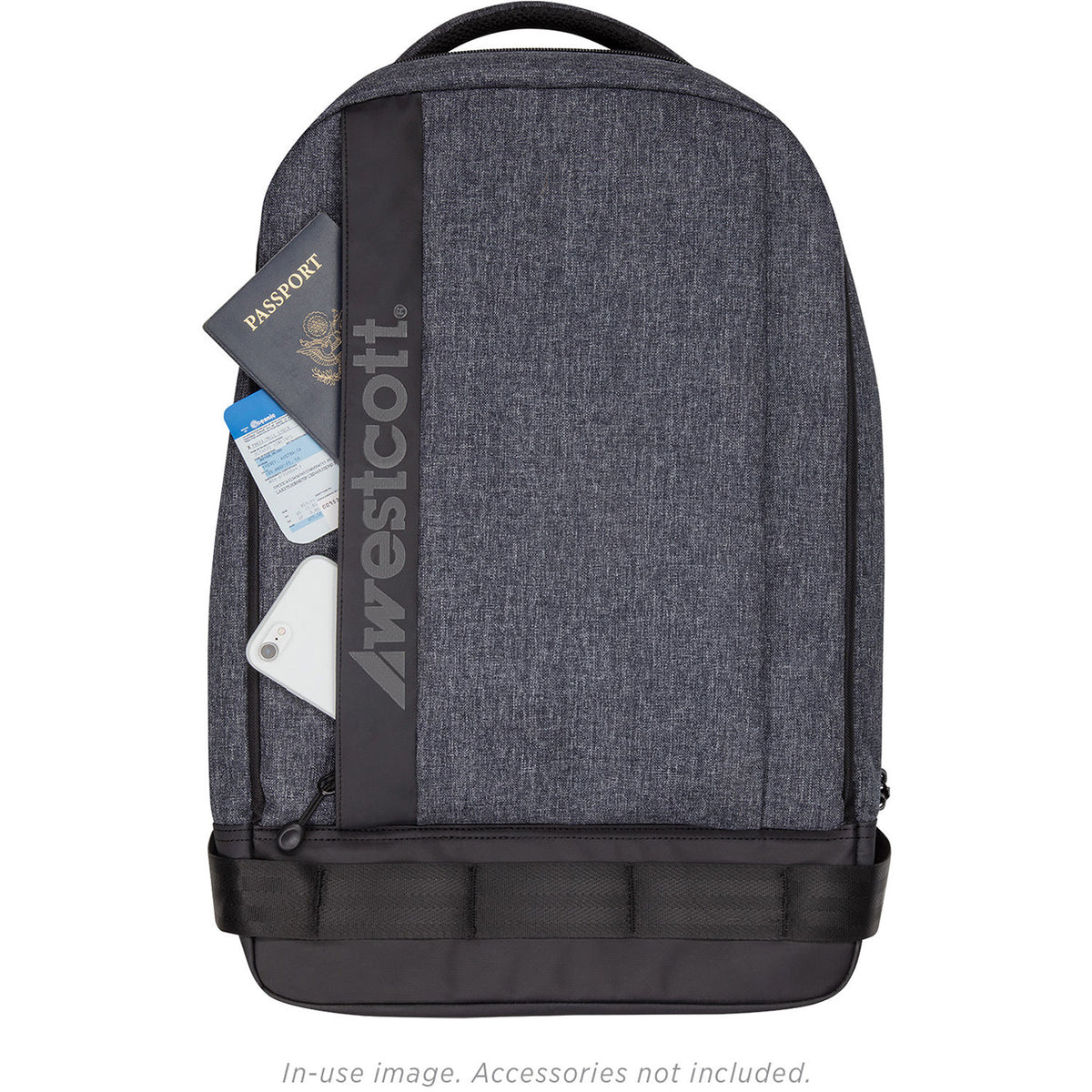 Mochila Westcott Lite Traveler (Negro/Gris) - detalle