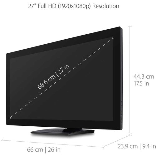 Monitor de pantalla táctil LCD ViewSonic TD2760 - 27" Clase - 16:9 - 6ms - 68.6cm (27") Viewable - Projected C - imagen 8