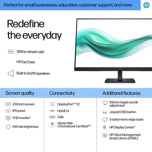 MONITOR HP S3 PRO 23.8" FULL HD - imagen 6