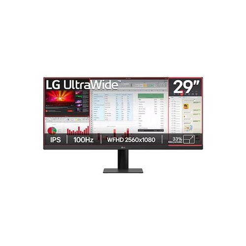 Monitor LCD LG Ultrawide 29U511A-B 29" Clase WFHD - 21:9 - 73.7cm (29") Viewable - Tecnología conmutación en e - imagen 1