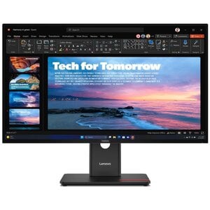 Monitor LED Lenovo ThinkVision T27QD-40 27" Class WQHD - 16:9 - Negro eclipse - 68.6cm (27") - Garantía: 3YR - imagen 2