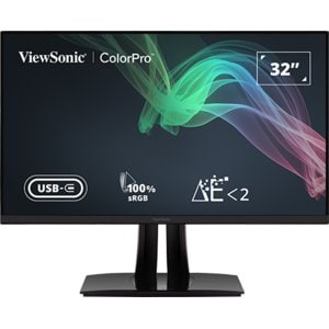 Monitor LED ViewSonic ColorPro VP3256-4K 32" Clase 4K UHD - 16:9 - Negro - 80cm (31.5") Viewable - Tecnología  - imagen 2