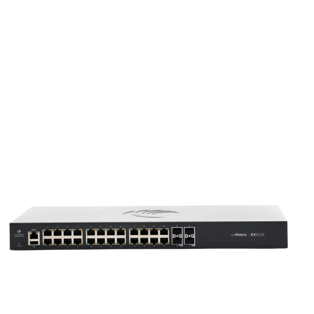 Switch cnMatrix EX1028 de 24 puertos Gigabit Cambium Networks MX-EX1028XXA-0