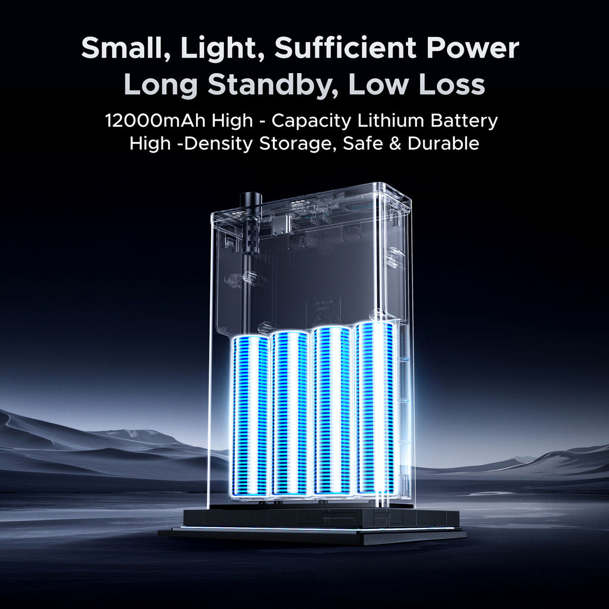 NAS Desktop UGreen US3000 UPS DC 120W 12000mAh para NAS - detalle