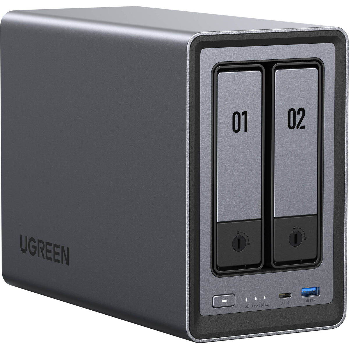 NAS UGREEN NASync DXP2800 2-Bay 2 M.2 Slots NAS - vista principal