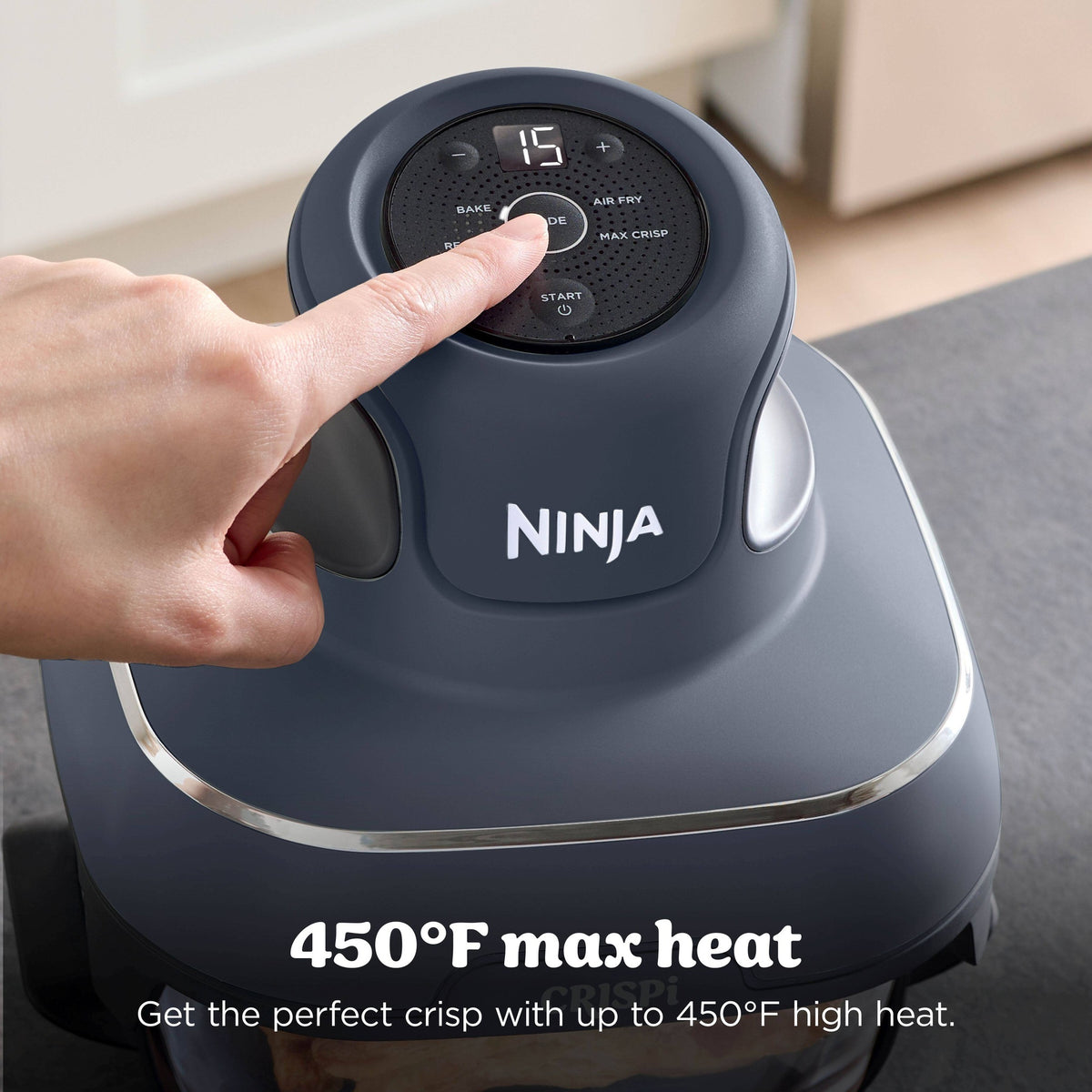 Freidora de aire de vidrio Ninja Crispi FN101GY — imagen 11