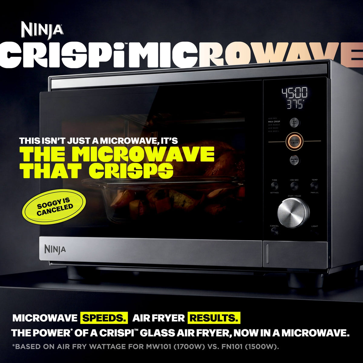 Microondas y freidora de aire Ninja Crispi FusionCrisp MW101 — imagen 4