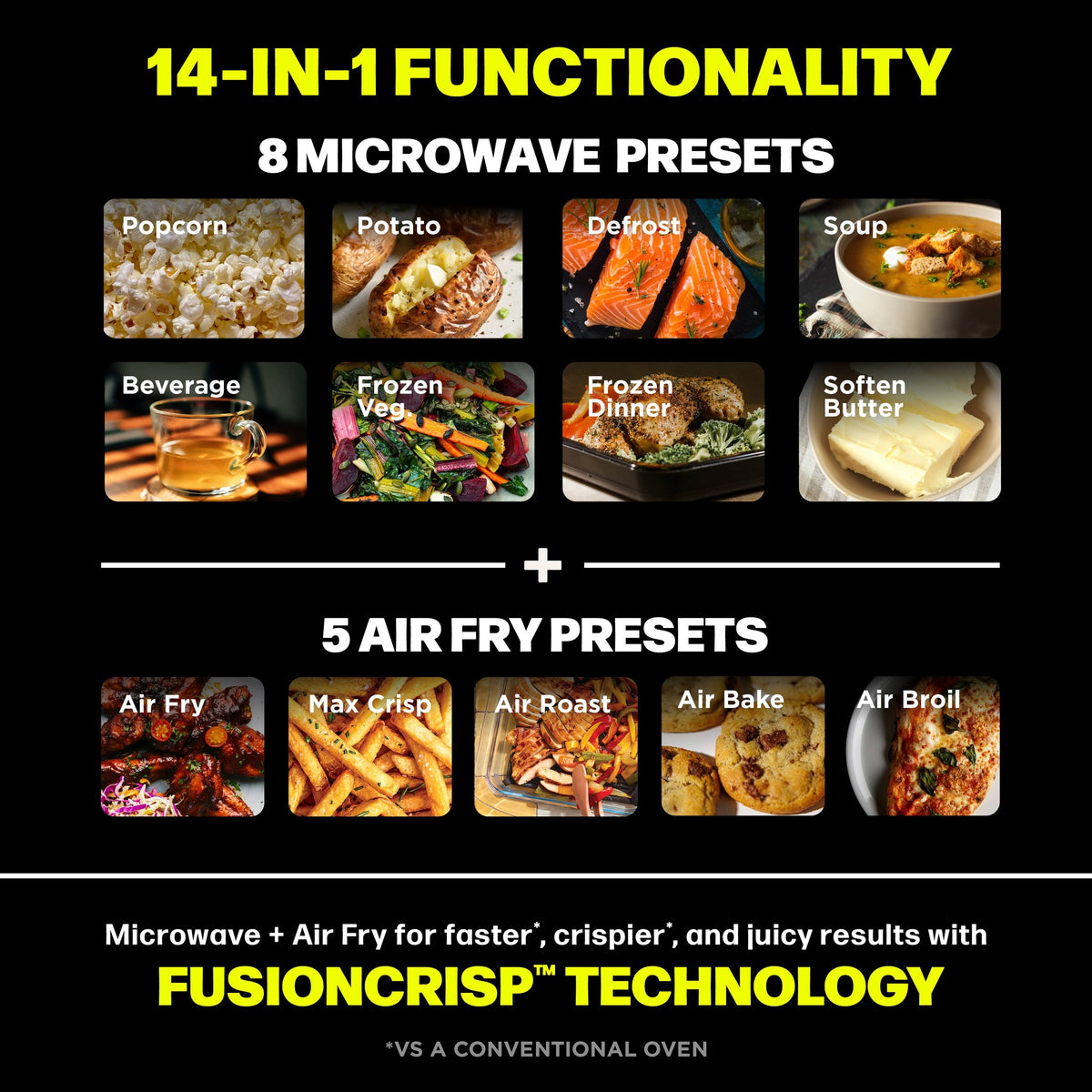 Microondas y freidora de aire Ninja Crispi FusionCrisp MW101 — imagen 6