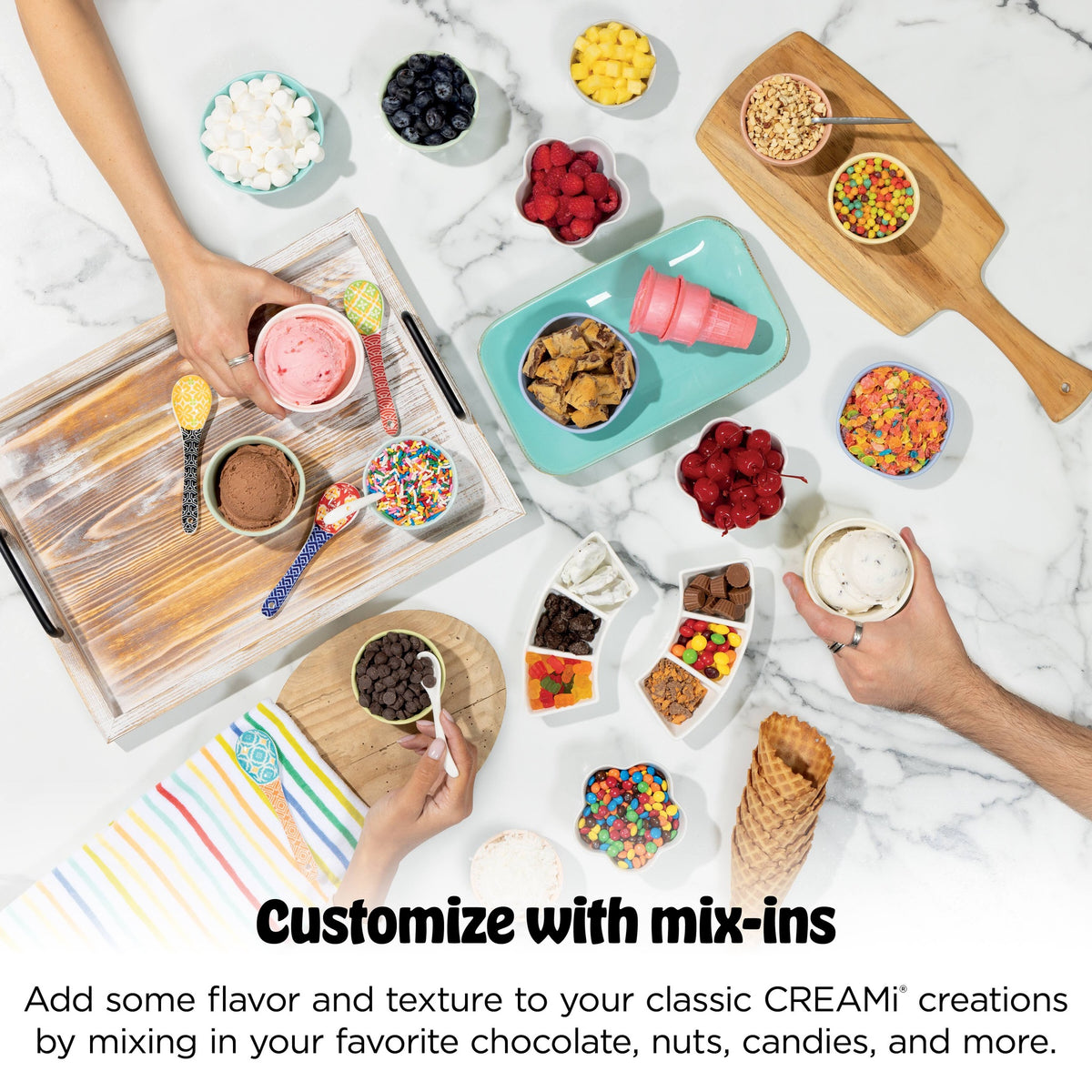 Máquina de helado Ninja CREAMi Scoop & Swirl NC701 — imagen 7