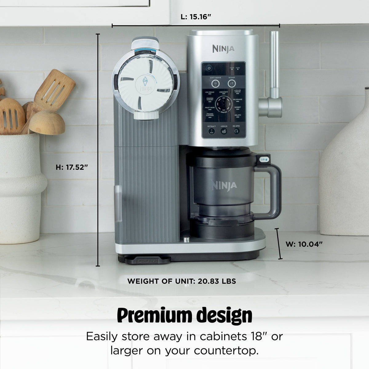 Máquina de helado Ninja CREAMi Scoop & Swirl NC701 — imagen 15