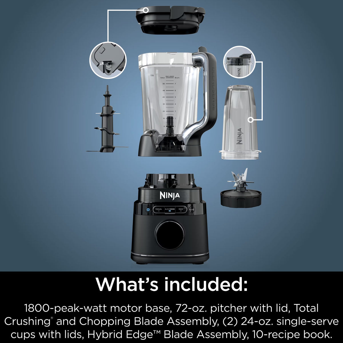 Licuadora Ninja Detect Power Blender Pro TB301 — imagen 19