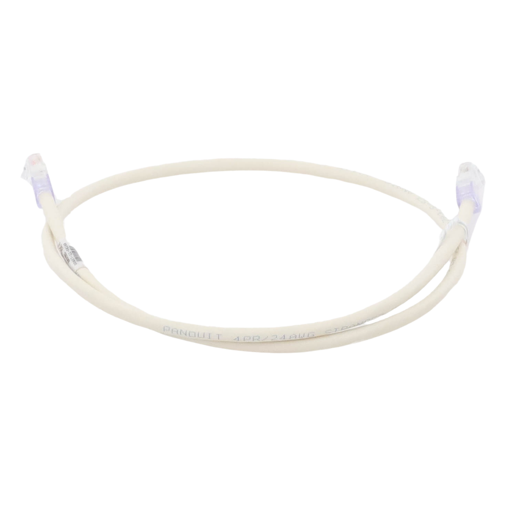 Cable de parcheo UTP Categoría 6 Panduit NK6PC3Y 1 m Blanco