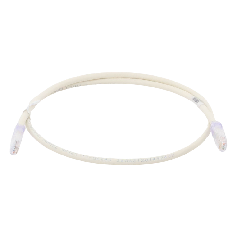 Cable de parcheo UTP Categoría 6 Panduit NK6PC3Y 1 m Blanco