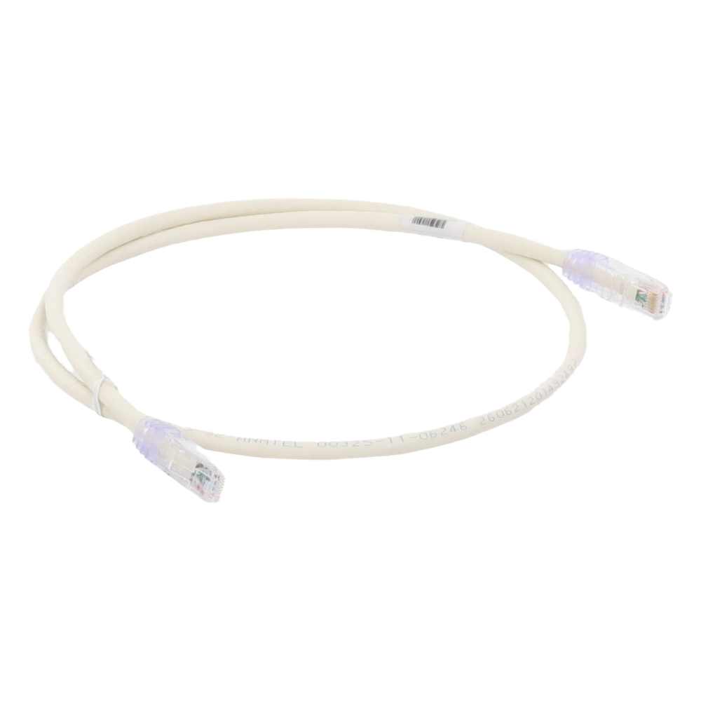 Cable de parcheo UTP Categoría 6 Panduit NK6PC3Y 1 m Blanco