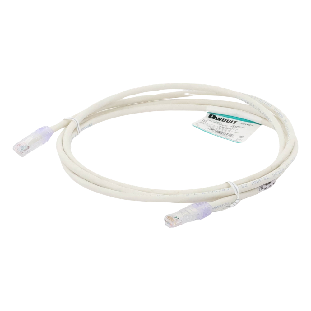 Cable de parcheo UTP Categoría 6 Panduit NK6PC7Y 2 m Blanco