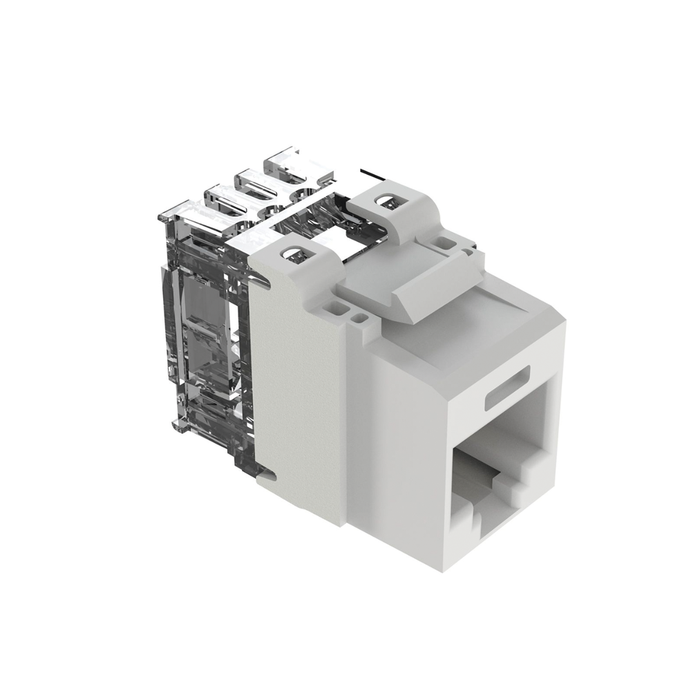 Conector Jack Estilo 110 Panduit NK6X88MWH Blanco