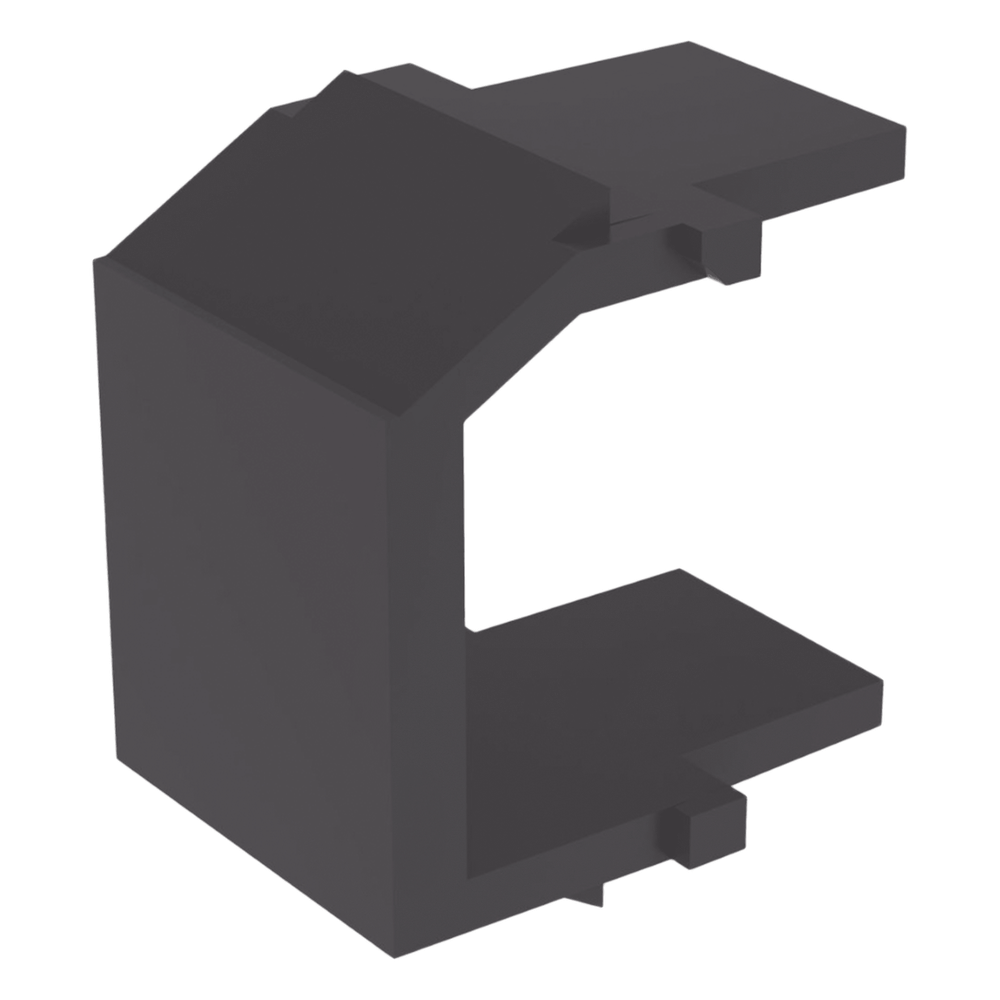 Módulo de tapa ciega Panduit NKBMBL-X Negro