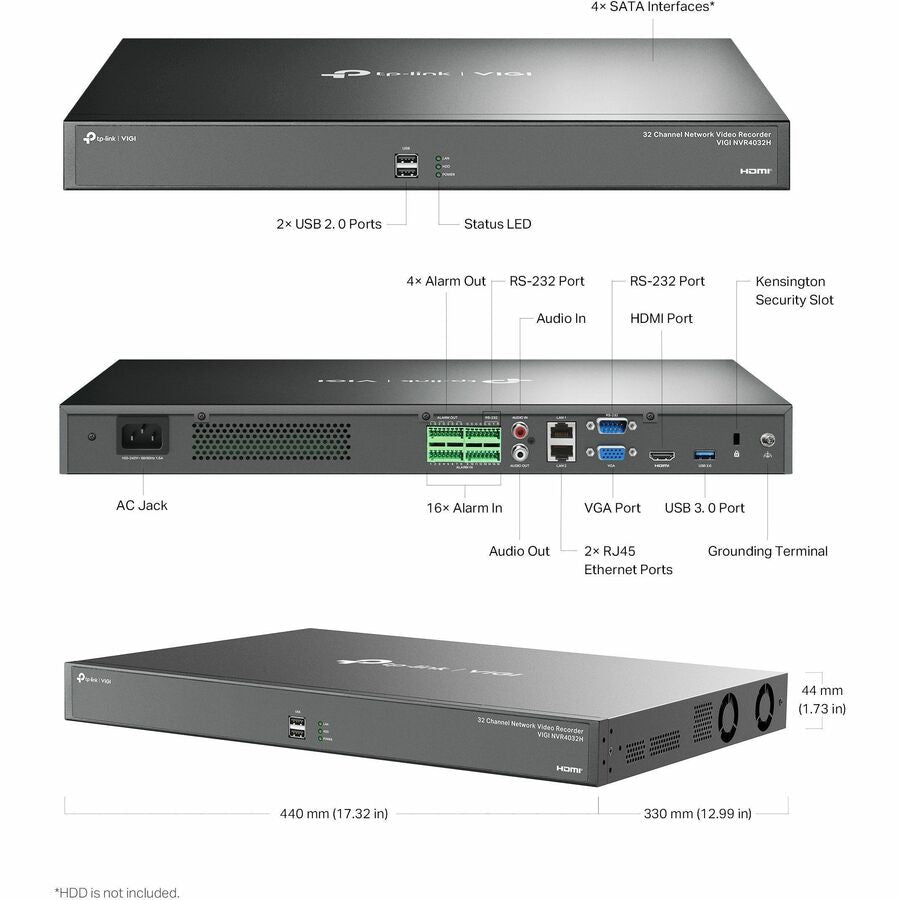 NVR VIGI TP Link VIGI Omada VIGI NVR4032H - vista 6