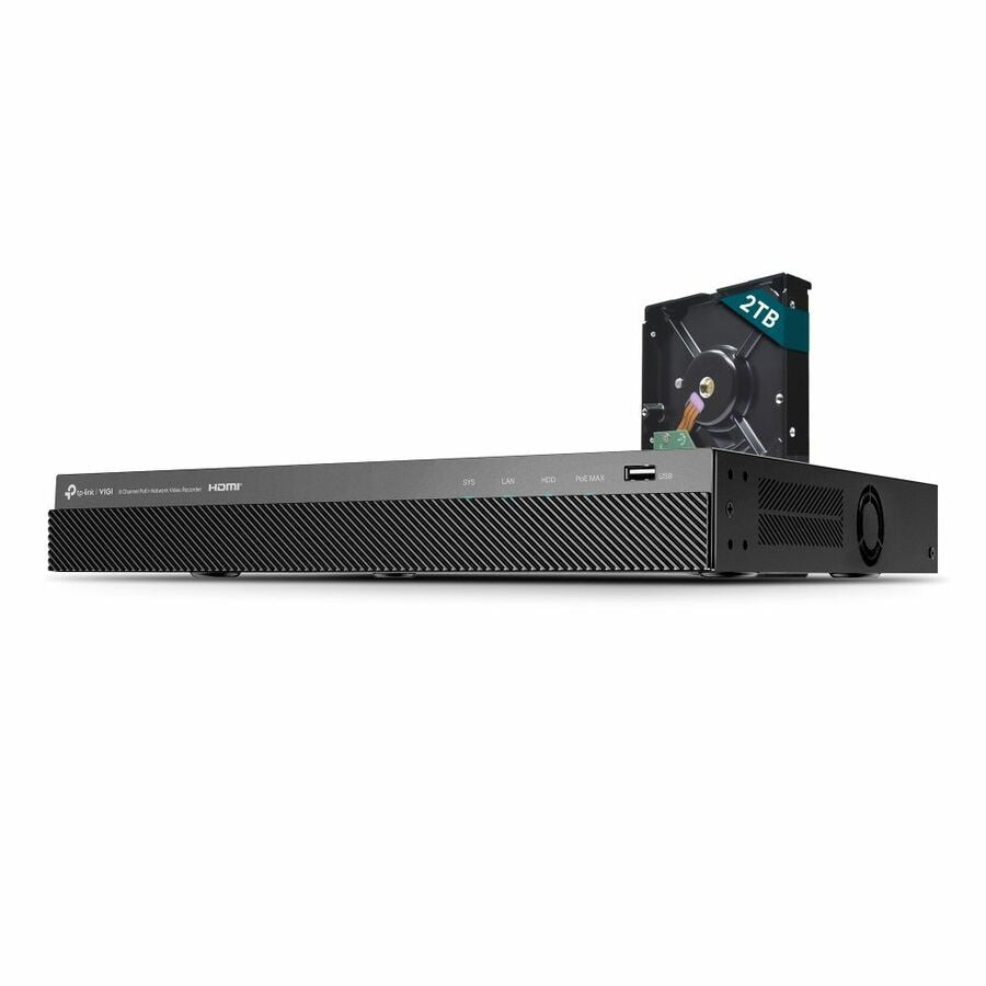NVR VIGI VIGI 8 Channel PoE+ Network Video Recorder - vista 4