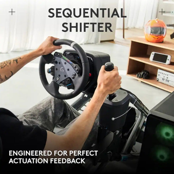 palanca-de-cambios-y-freno-de-mano-logitech-rs-shifter-&-handbrake-para-playstation-y-xbox-negro