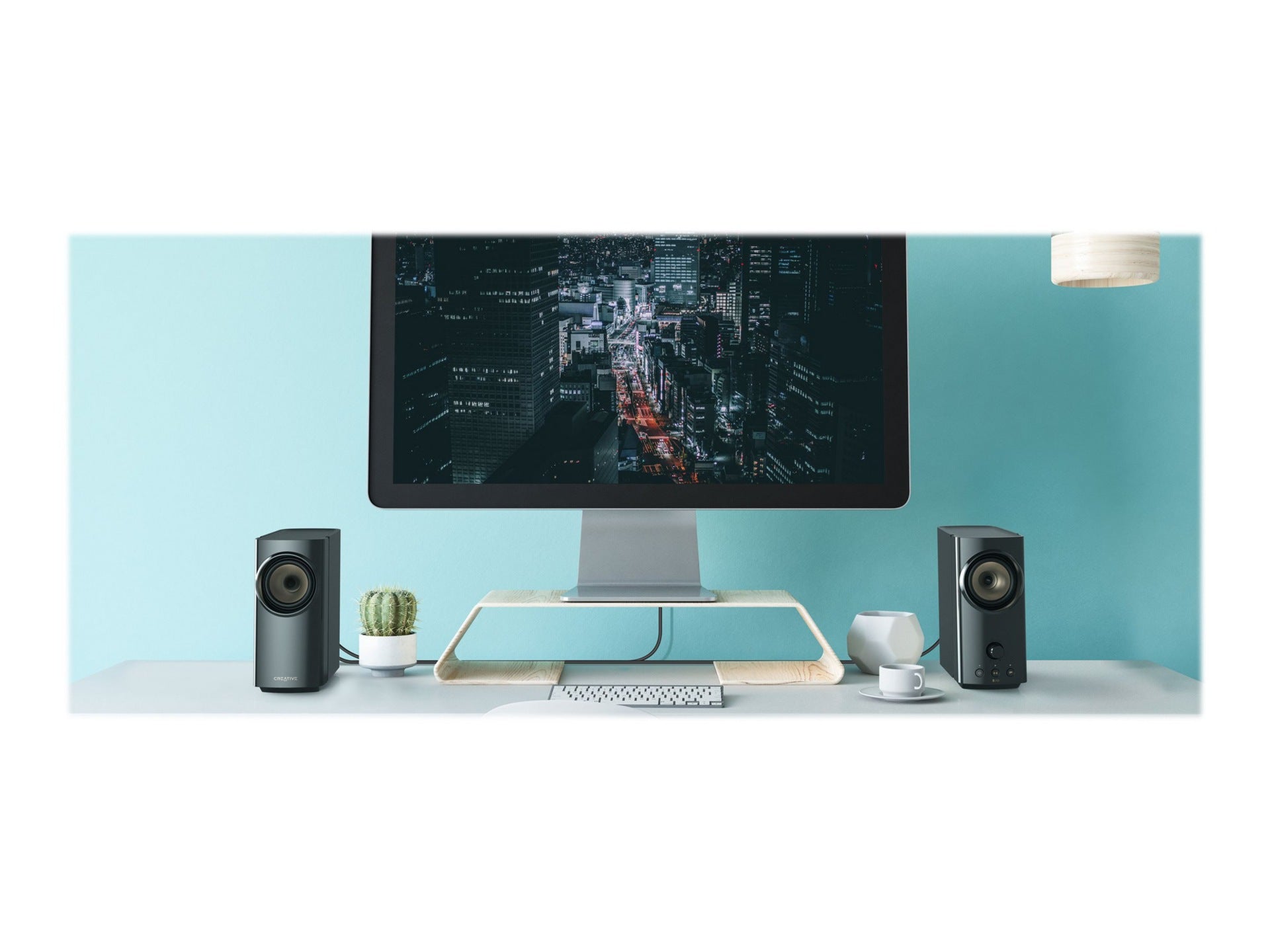 Parlantes Creative T60 2.0 Bluetooth Speaker System - vista 7