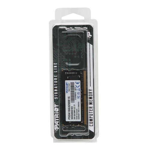 Memoria RAM SO-DIMM Patriot Signature 16GB empaque