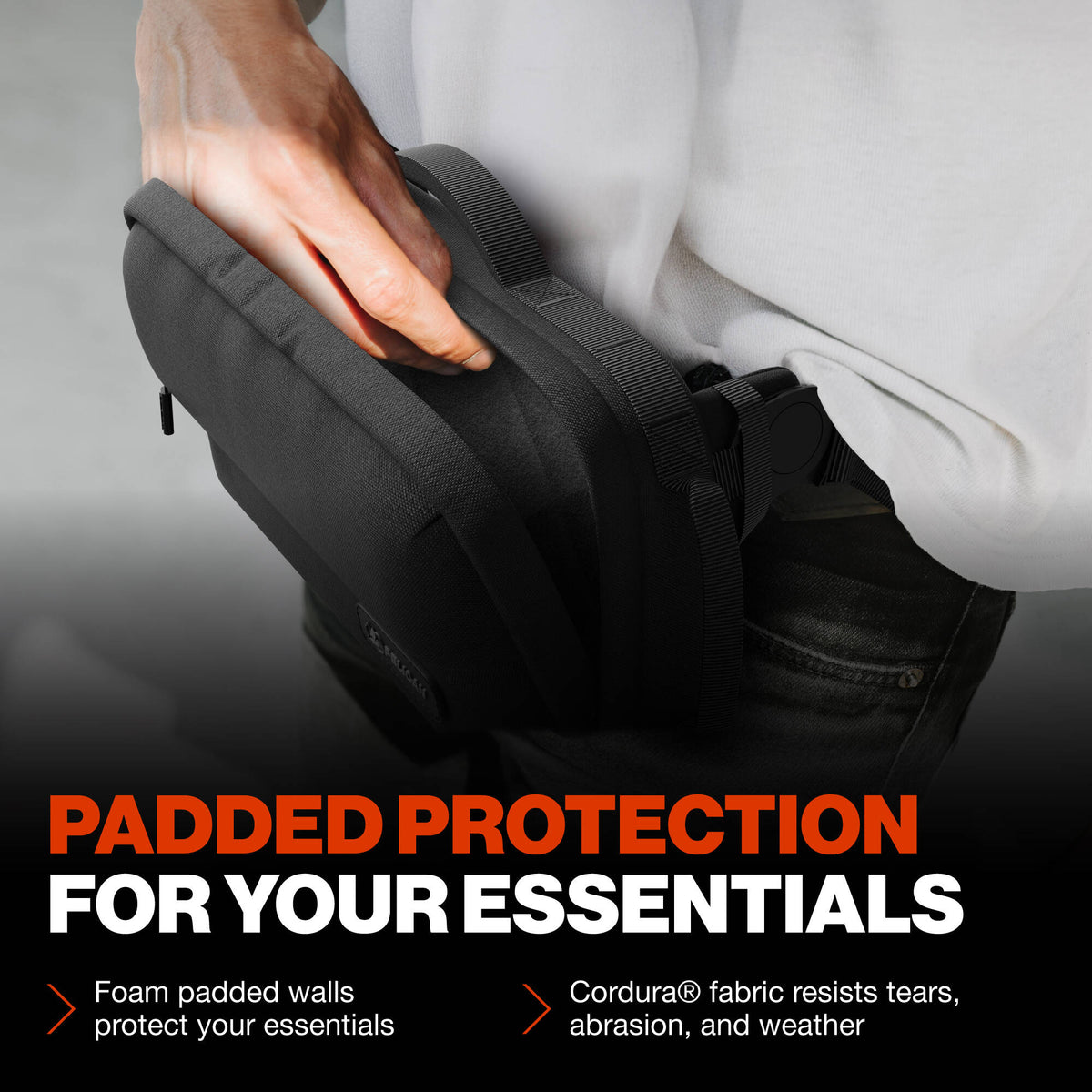 Pelican AEGIS Sx5 Access Sling (Arena, Grande) - en uso