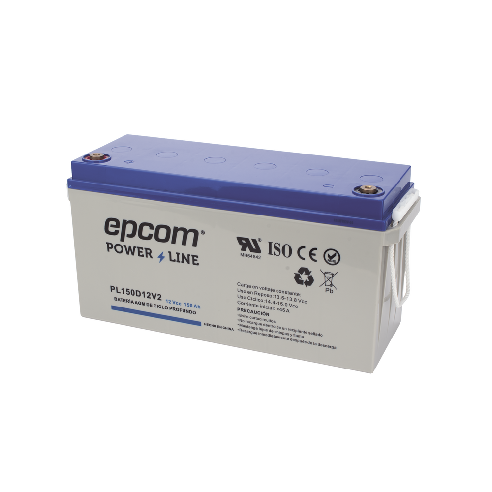 Batería 12 Vcc Epcom Powerline PL-150D-12V2