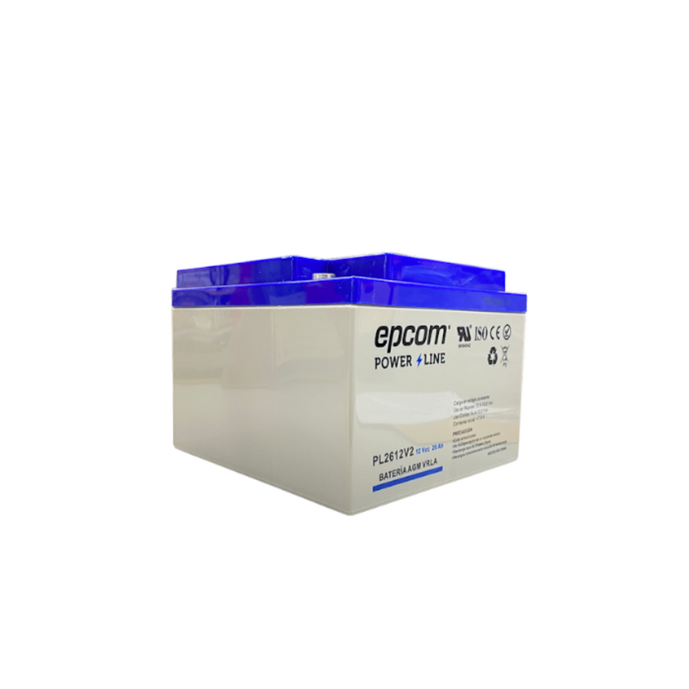 Batería de Respaldo para equipo electrónico Epcom Powerline PL2612V2