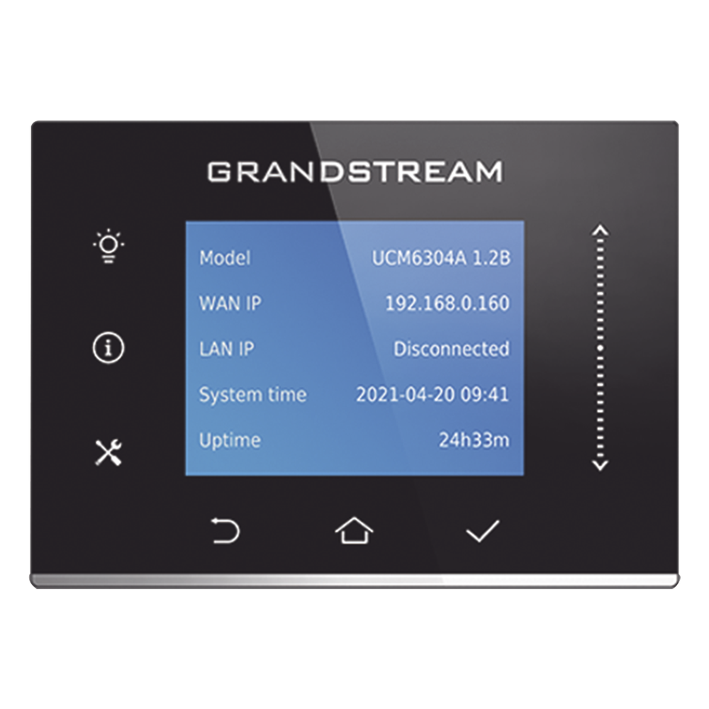 Central Telefónica IP Grandstream UCM6304A 1000 Usuarios 150 Llamadas Simultáneas