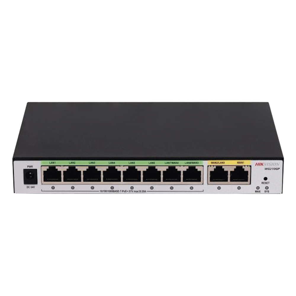 Accesorio de Alarma Hikvision - Router Inalámbrico WISP - Hasta 1200 Mbps - Doble Banda AC (2.4 GHz y 5 GHz) - 4 Puertos