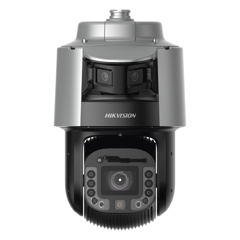 Cámara de Seguridad Hikvision - 42X Zoom - 300 mts IR y 30 mts Luz Blanca - IP67 - IK10 - DS-2SF8C442MXG1-ELW/26(F0)