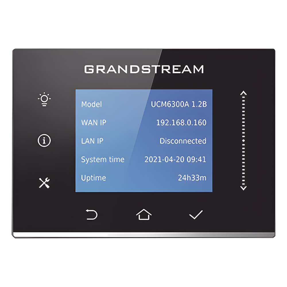Central Telefónica IP Grandstream UCM6300A 250 Usuarios 50 Llamadas Simultáneas
