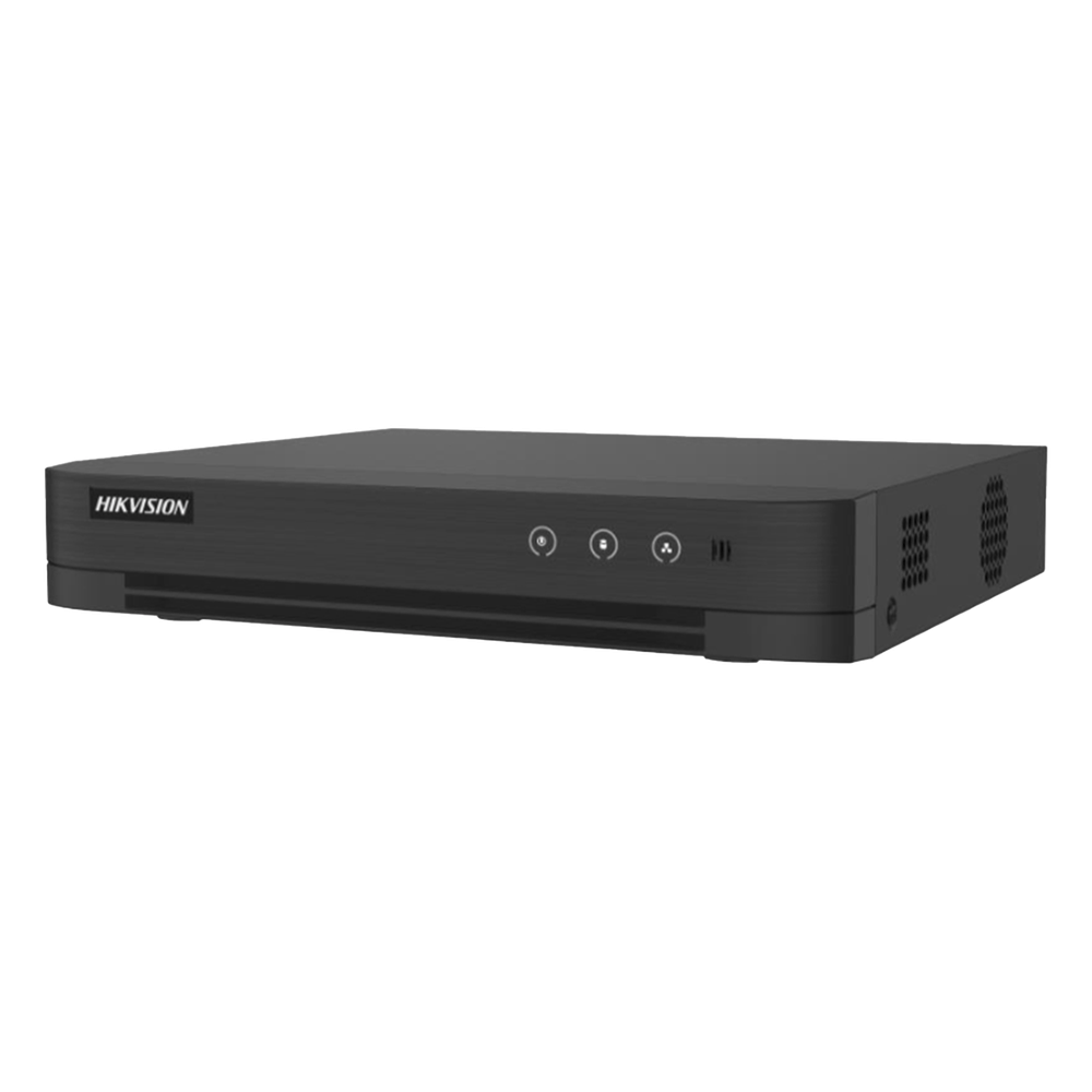 DVR Hikvision - 2 Megapixel (1080p) Lite - Acusense Lite (Evita Falsas Alarmas) - Audio por Coaxitron - 1 Bahia de Disco