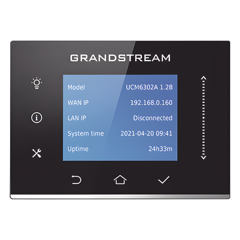 Central Telefónica IP Grandstream UCM6302A 500 Usuarios 75 Llamadas Simultáneas