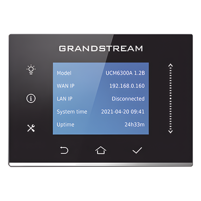 Central Telefónica IP Grandstream UCM6300A 250 Usuarios 50 Llamadas Simultáneas